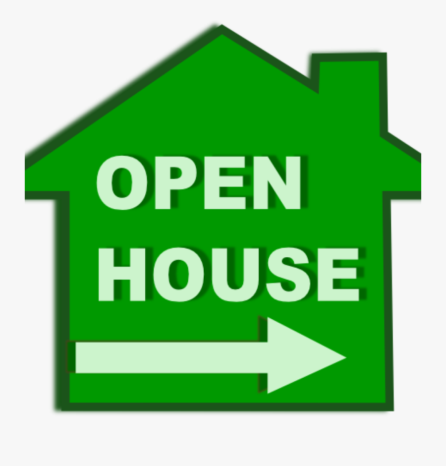 Open House Clip Art Open House Icon Clip Art At Clker - Sign, Transparent Clipart