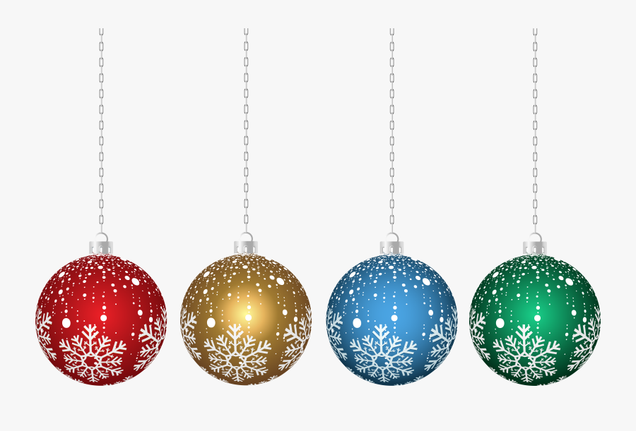 Hanging Christmas Ornaments Transparent, Transparent Clipart