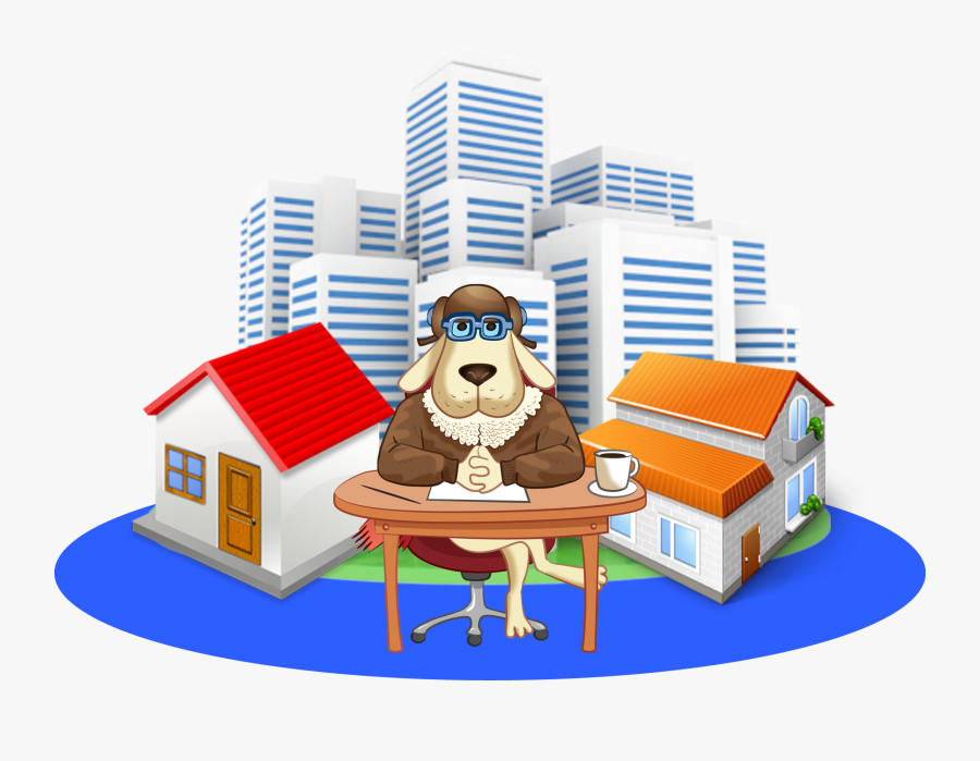 Transparent Real Estate Clipart - Company Building Clip Art, Transparent Clipart