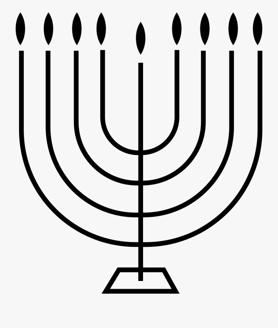 Transparent Menorah Clipart Png - Menorah Simbolo Png, Transparent Clipart