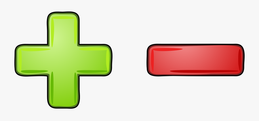 Plus Sign Clip Art Free Clipart Download - Плюс Минус Равно Картинки, Transparent Clipart