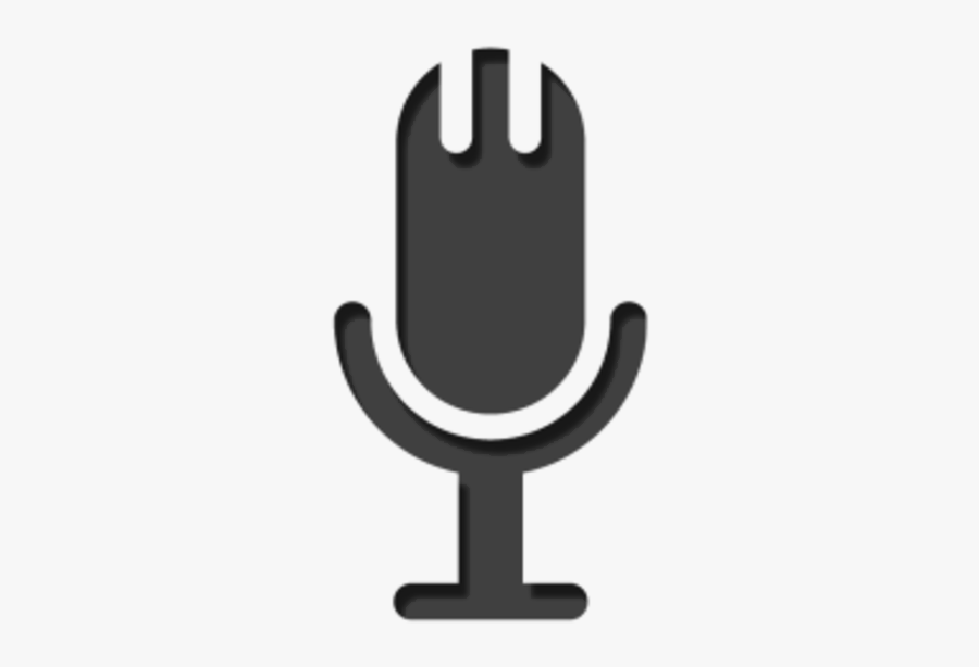 Microphone - Stand - Silhouette - Microphone Icon, Transparent Clipart