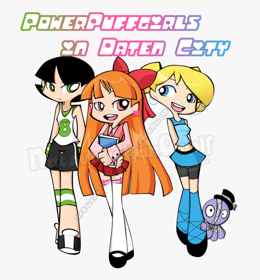 Social Group Cartoon Male Clip Art Fashion Accessory - Powerpuff Girls Panty And Stocking, Transparent Clipart