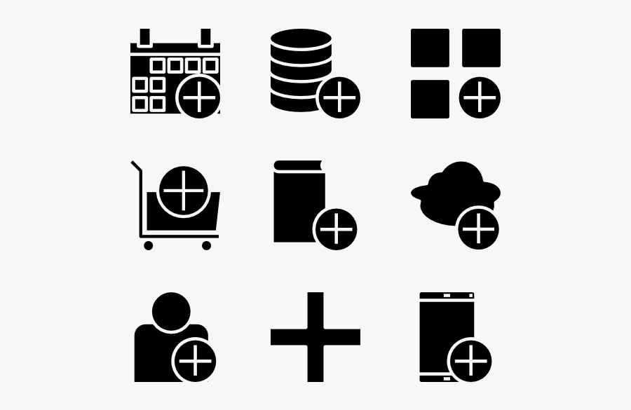 Add - Video Icons Png, Transparent Clipart