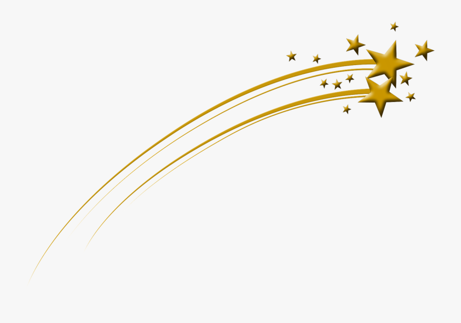 Golden Stars Meteor Gold Png Download Free Clipart - Golden Star Image Png, Transparent Clipart