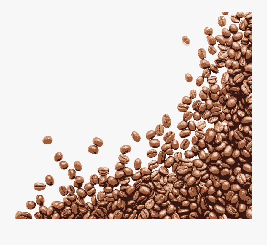 Brown Coffee Cappuccino Painted Hand Bean Beans Clipart - Coffee Beans Transparent Background, Transparent Clipart