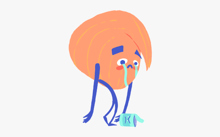Onions Crying Animated, Transparent Clipart