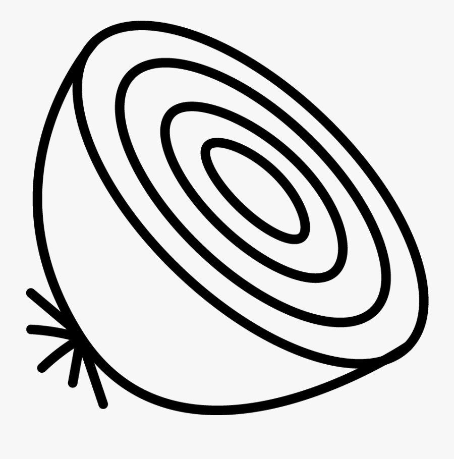 Onions - Line Art, Transparent Clipart