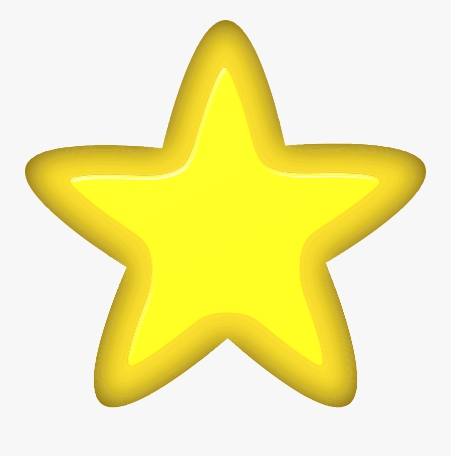 Clip Art Gold Star No Panda Free Images - Estrella Amarilla Fondo Negro, Transparent Clipart