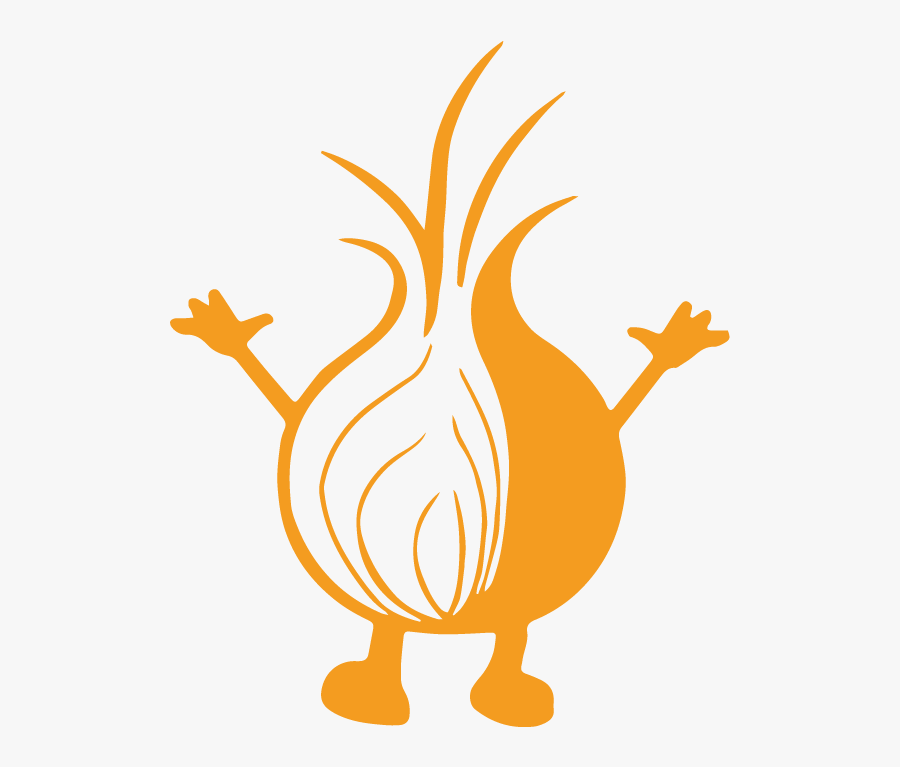 Happy Onion Logo, Transparent Clipart