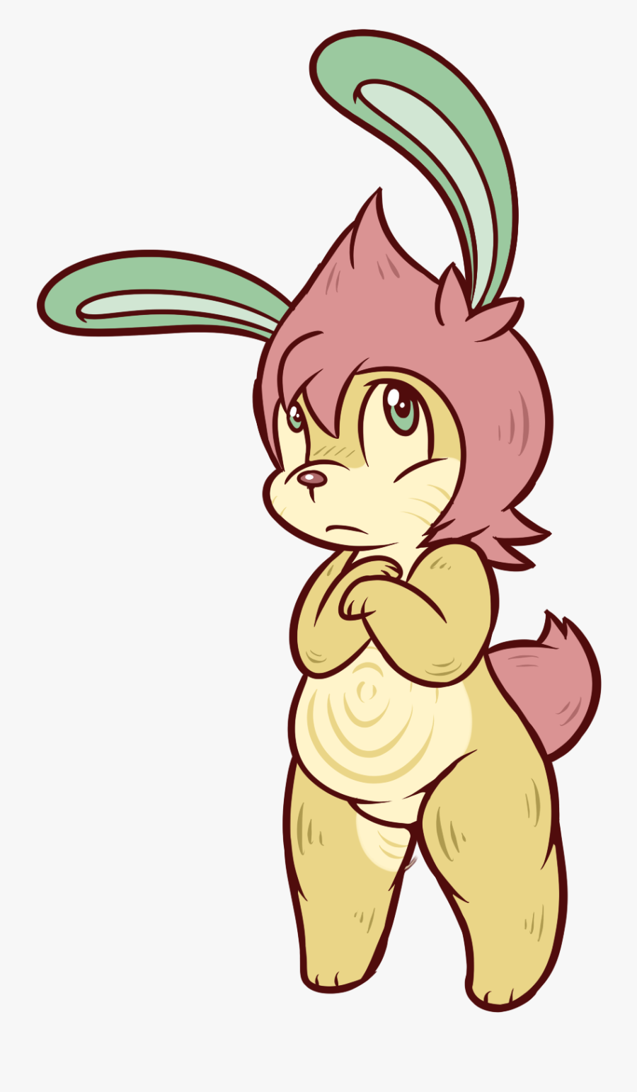 Onion Bunny - Cartoon, Transparent Clipart