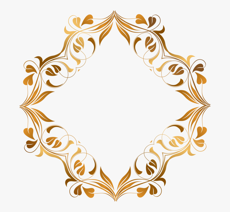 Heart,flower,leaf - Rounded Floral Design Png, Transparent Clipart