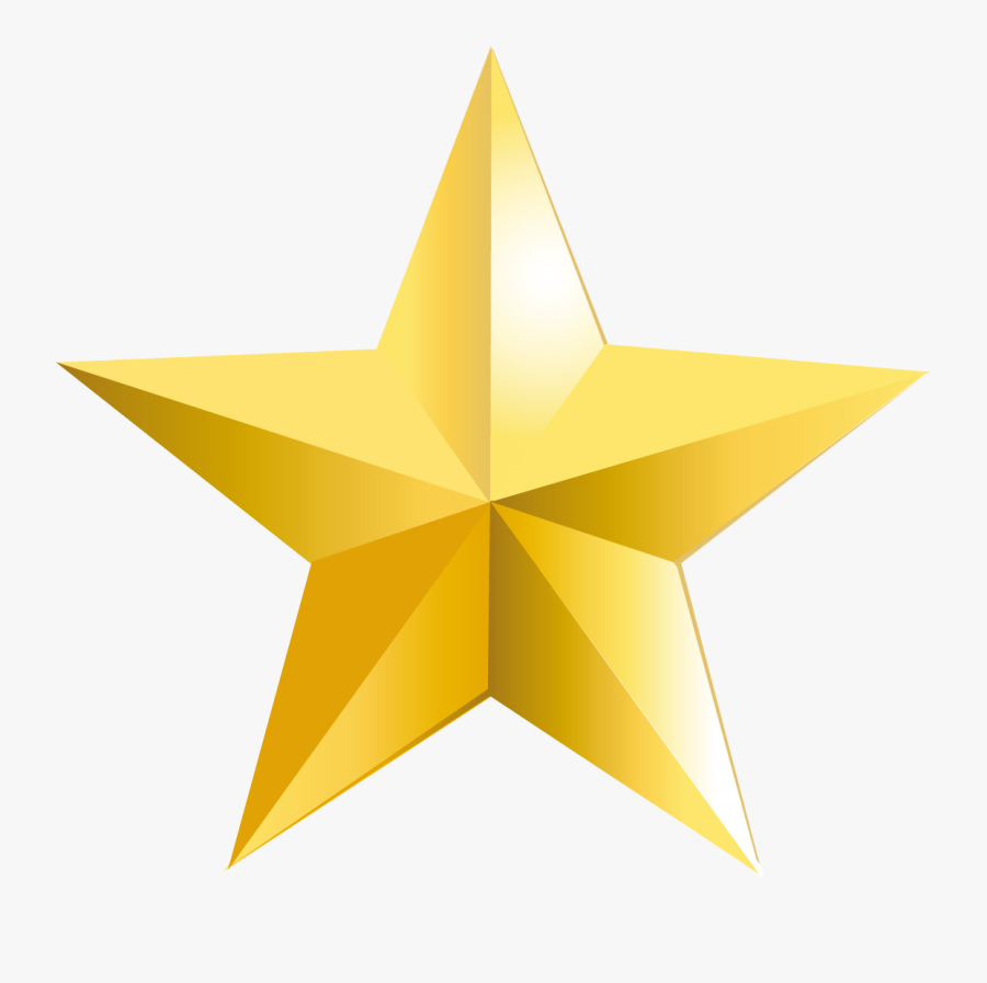 Yellow Star Transparent Background, Transparent Clipart