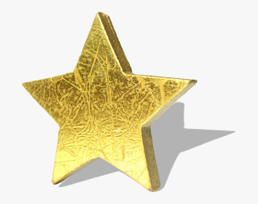 Download 3d Gold Star Png Hd For Designing Project - Transparent Background Gold Star, Transparent Clipart