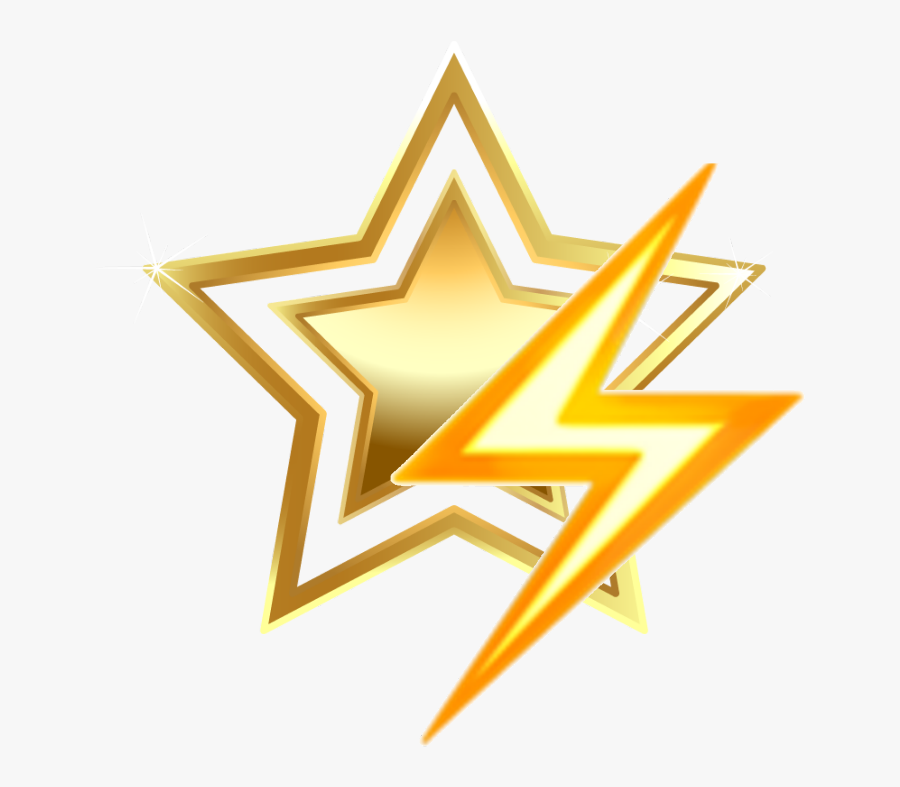 #mq #gold #golden #stars #star #heart #hearts - Golden Transparent Background Star, Transparent Clipart
