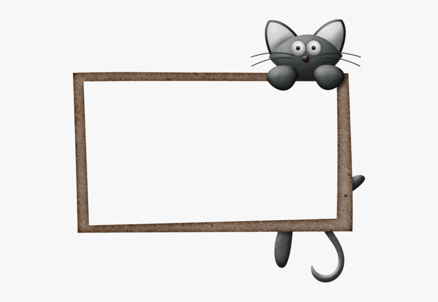 Transparent Cat Borders, Transparent Clipart