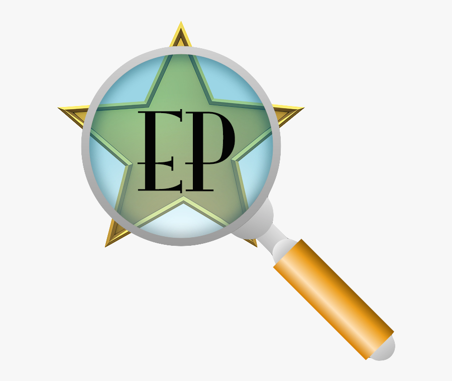 Magnifying Star Magnifying - Gold Star, Transparent Clipart