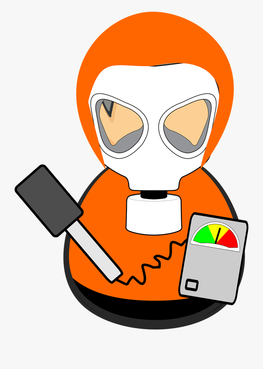 Hazmat Team Worker - Transparent Clipart Hazmat Suit, Transparent Clipart