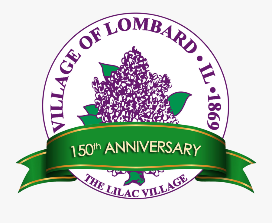 1869 Village Of Lombard Board Meeting At The Maple - Village Of Lombard Logo, Transparent Clipart
