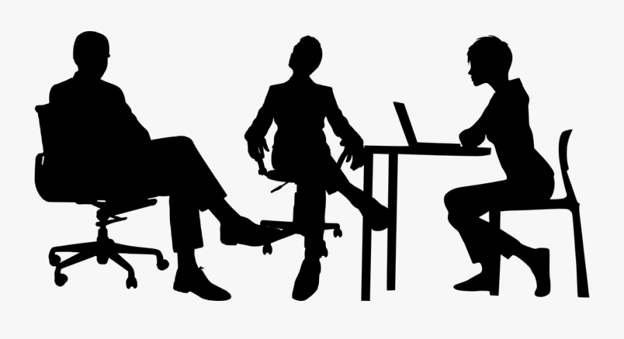 Business, Meeting, Silhouette, Conference, Team - Office Meeting Silhouette, Transparent Clipart