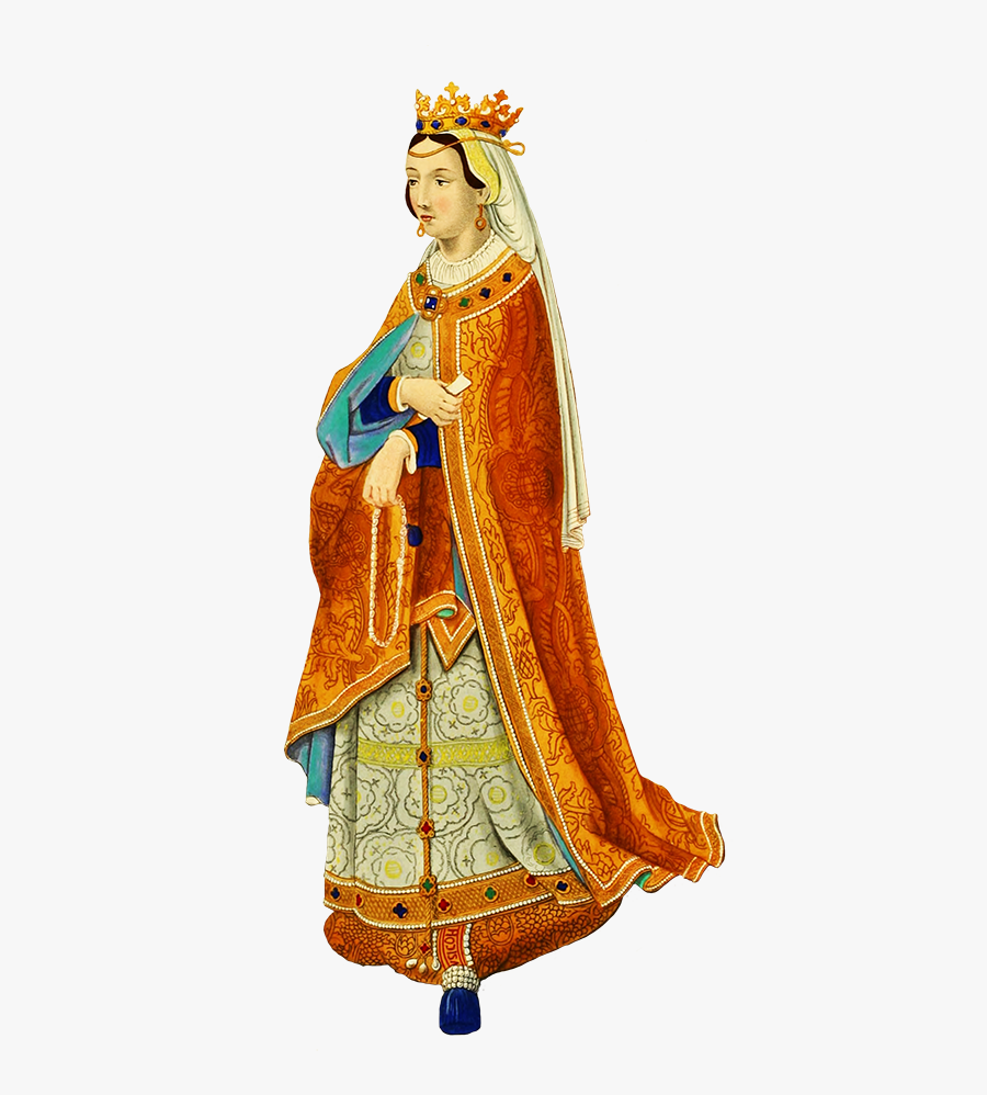 Medieval Queen Transparent Background, Transparent Clipart
