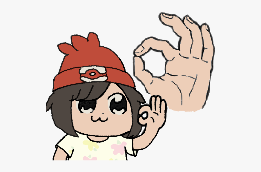 New York City Facial Expression Nose Smile Cheek Finger - Pop Team Epic Ok, Transparent Clipart
