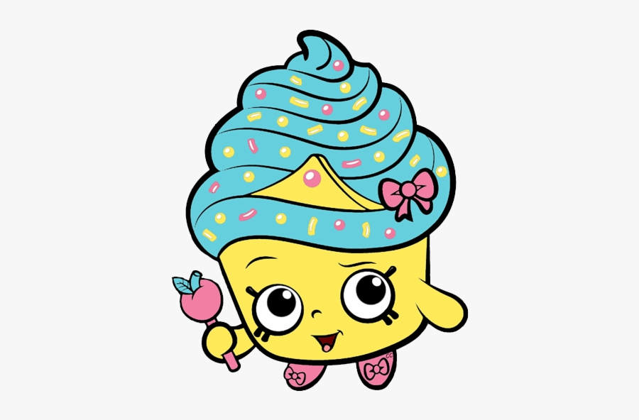 Shopkins Clip Art Cupcake Queen Transparent Png, Transparent Clipart