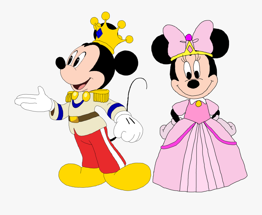 King Mickey Queen Minnie, Transparent Clipart