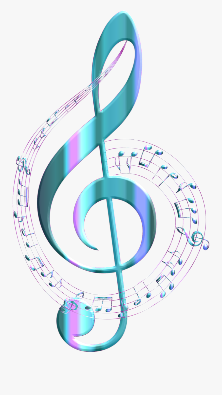 Treble Clef Musical Note Drawing, Transparent Clipart