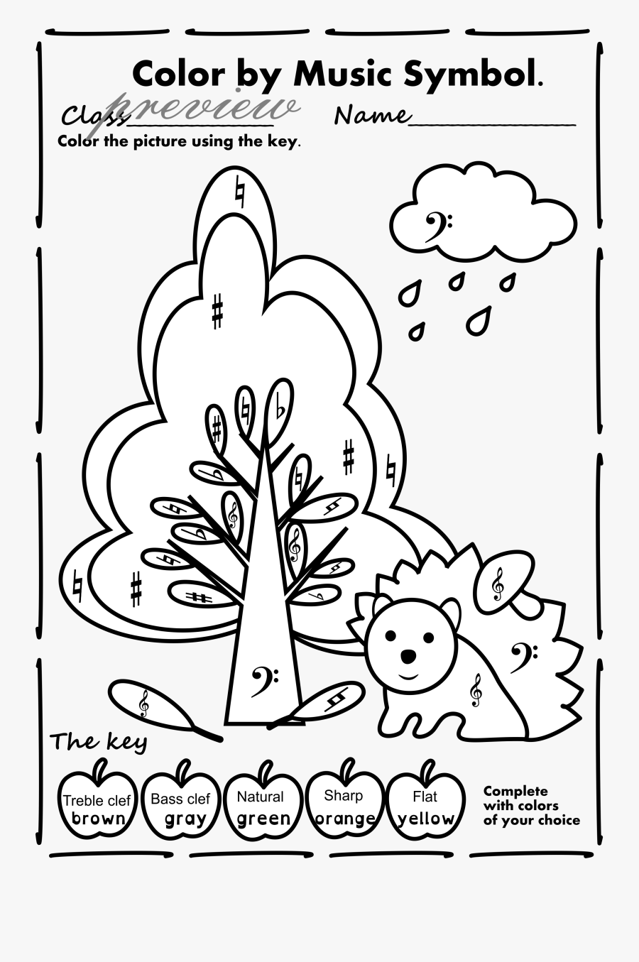 Treble Clef Clip Art, Transparent Clipart