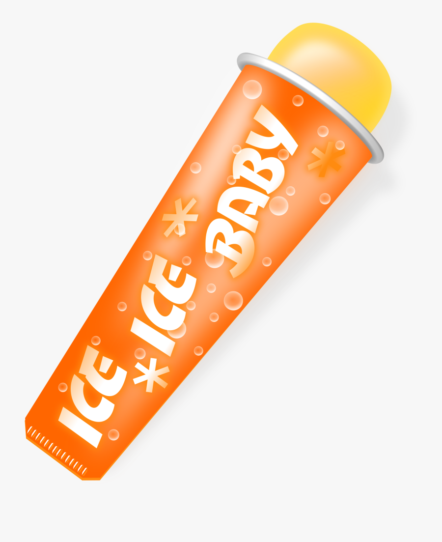 Popsicle Orange Clip Arts, Transparent Clipart