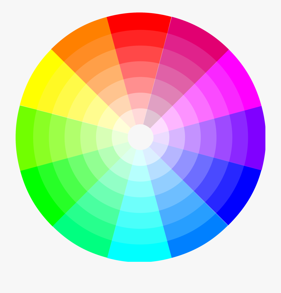 Color Wheel Vector Clipart Image, Transparent Clipart