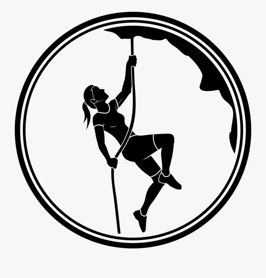 Womens Rock Climbing, Transparent Clipart