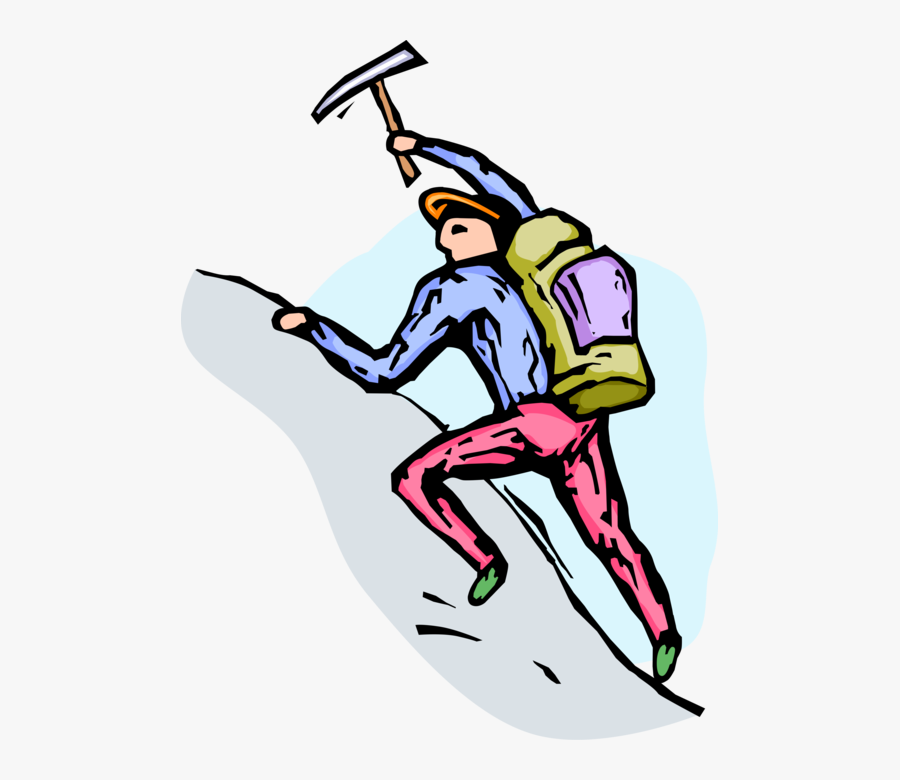 Transparent Mountain Climber Png, Transparent Clipart