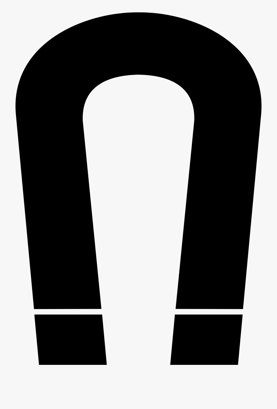 Black Magnet Clipart, Transparent Clipart