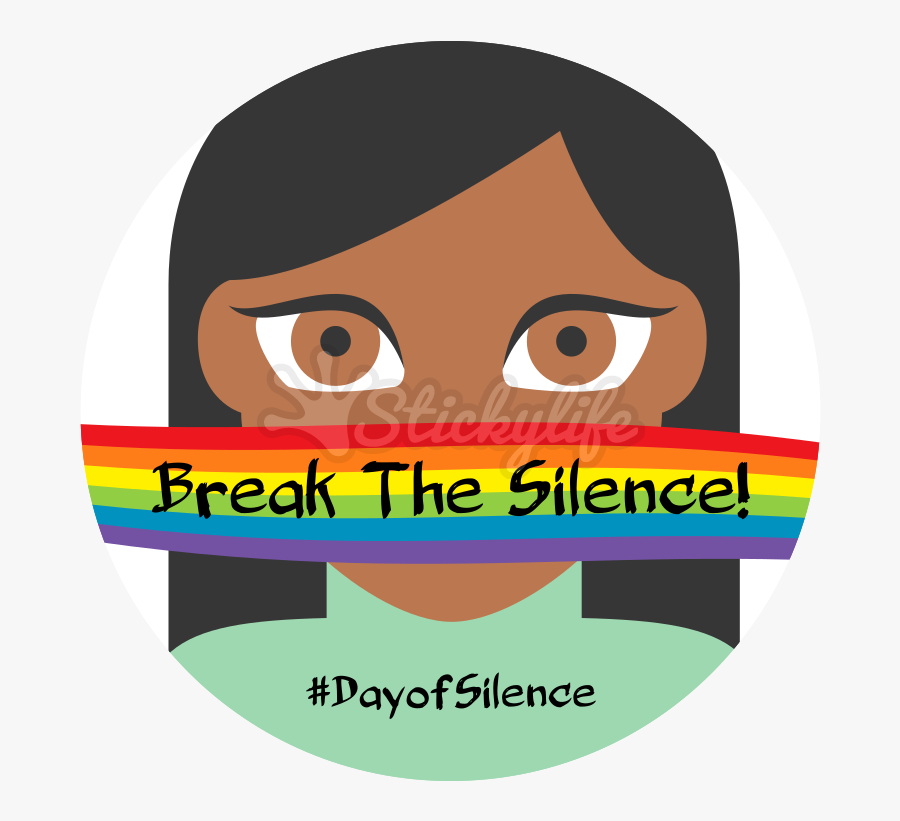 Glsen Day Of Silence Circle Car Magnet, Transparent Clipart