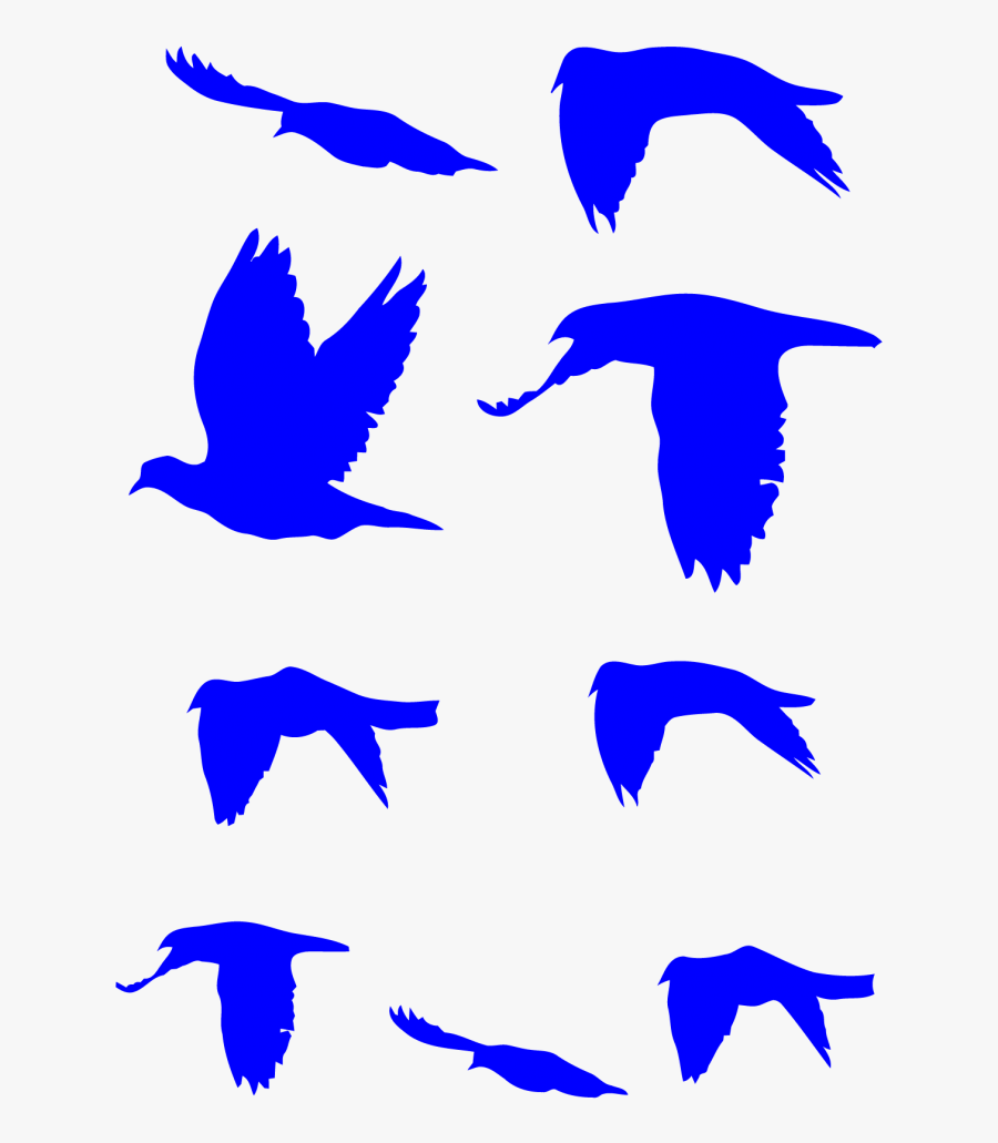 Flying Doves Decal Pack, Transparent Clipart
