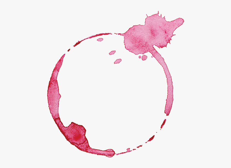 Red Wine Stain Png, Transparent Clipart