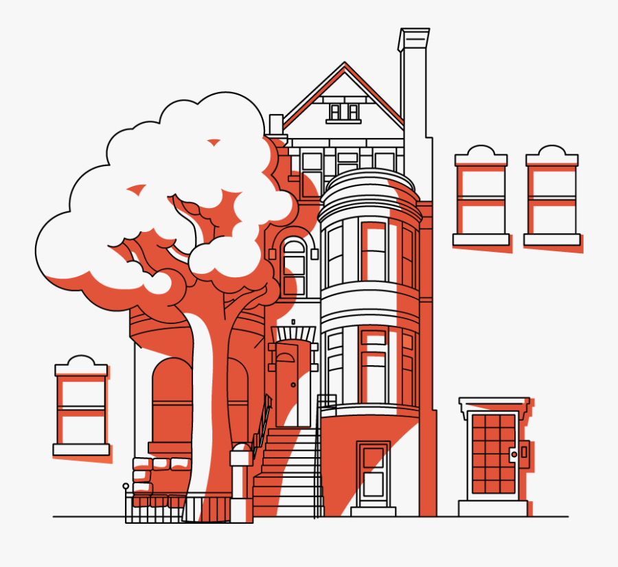 Brunch Digital Building - Illustration, Transparent Clipart