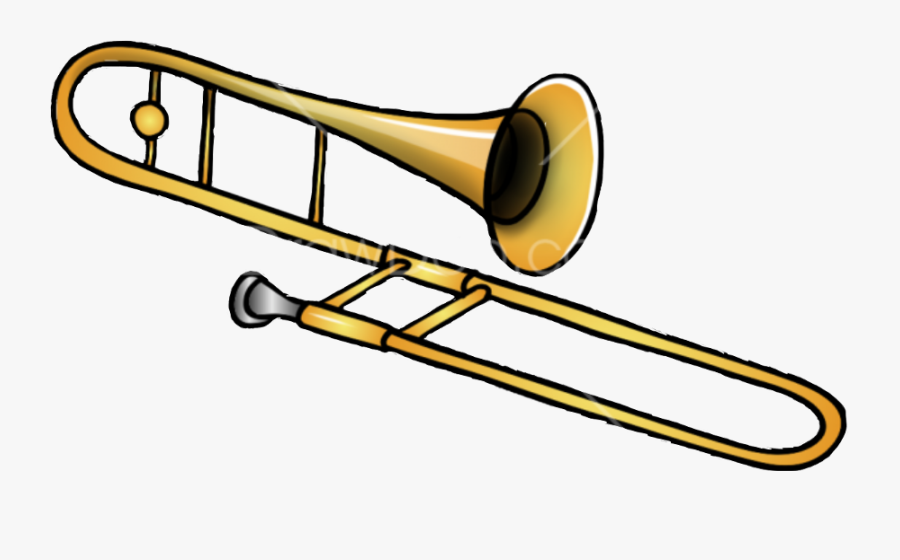 Trombone Music Freetoedit - Easy To Draw Trombone, Transparent Clipart