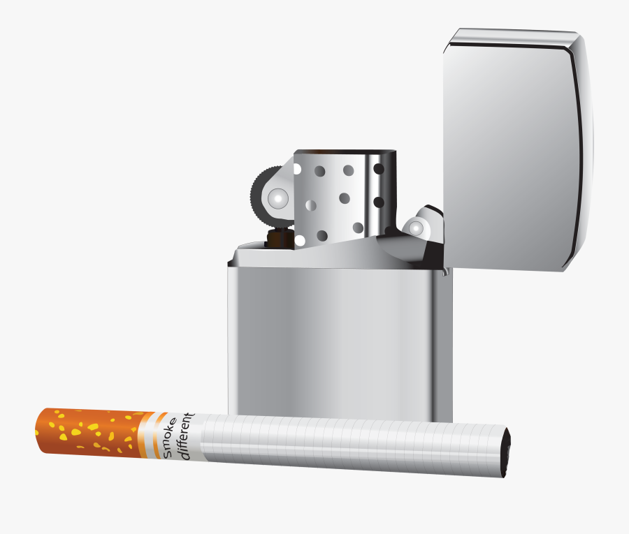 Lighter And Cigarettes Png, Transparent Clipart