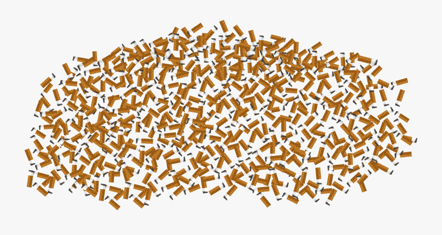Clip Art Pile Of Cigarettes - Cigarette Buts Png Transparent, Transparent Clipart