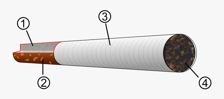 Diagram Of A Cigarette, Transparent Clipart