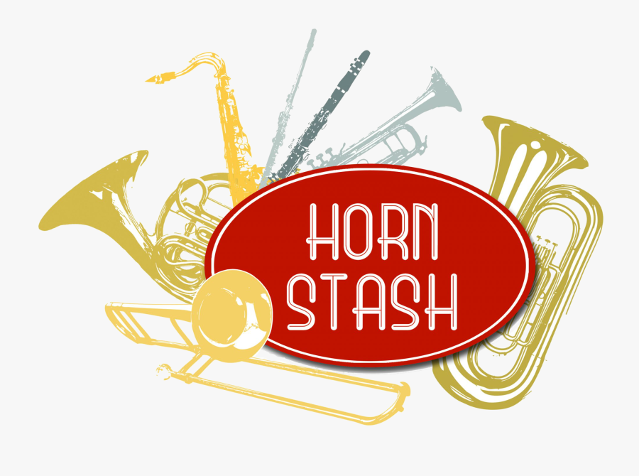 French Horn, Transparent Clipart