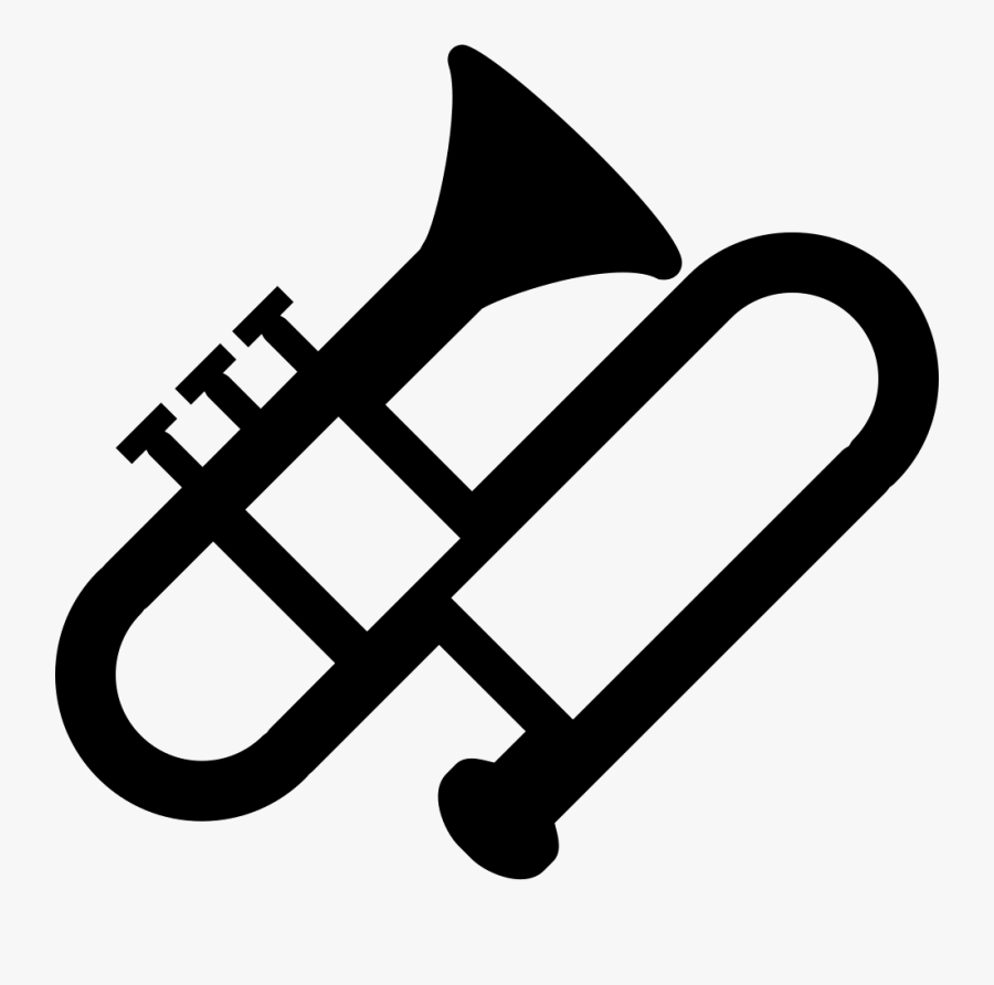 Trombone Instrument - Trombone Icon Png, Transparent Clipart