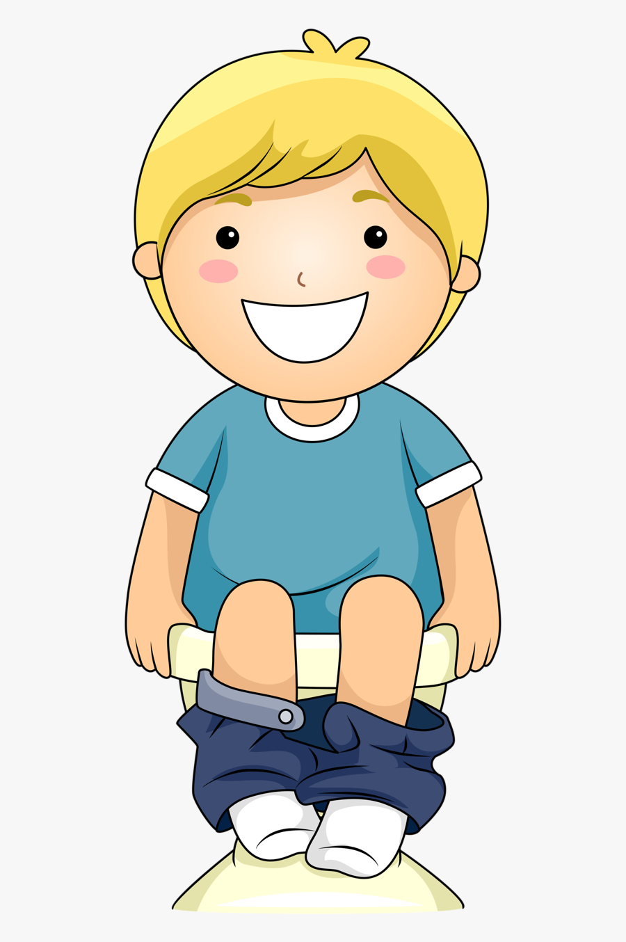 Boy Potty Training Clip Art , Png Download - Boy Potty Training Clipart, Transparent Clipart