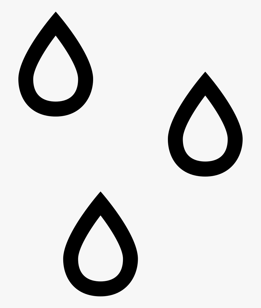Transparent Water Drops Png - Rain Drops Icon Png, Transparent Clipart