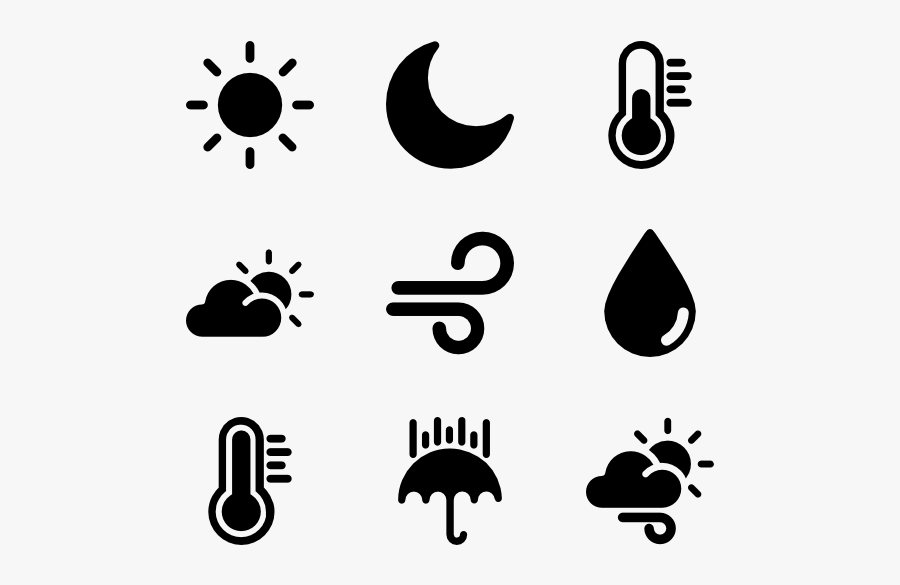 Weather - Vector Graphics, Transparent Clipart