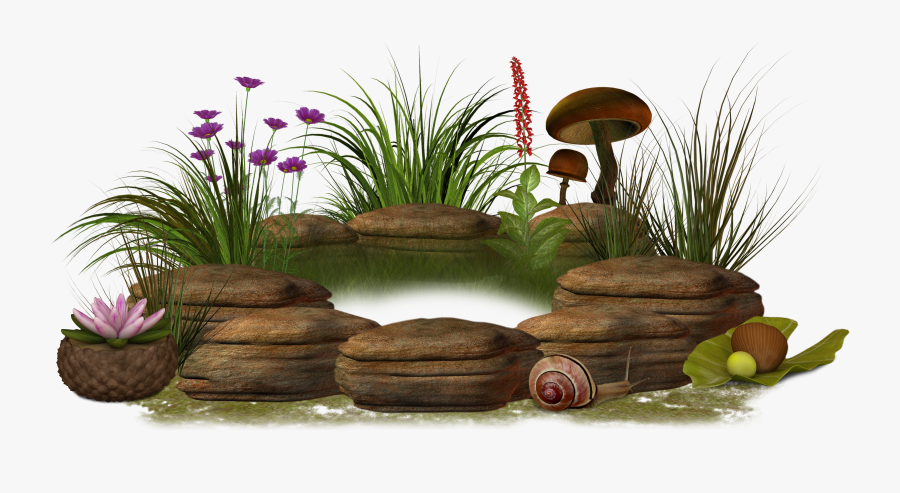 Mushroom Clip Art Stone - Alice In Wonderland Mushrooms Png, Transparent Clipart