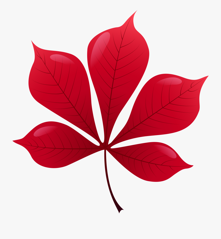 Leaves Clipart Red Leaf, Transparent Clipart
